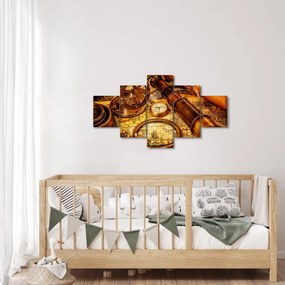 Obraz - Historyczne narzędzia marynarzy (125x70 cm)
