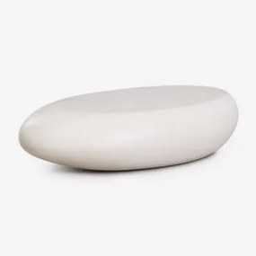 Stolik Kawowy Cementowy Xaria ↔︎ 115 Cm & Biała - Sklum