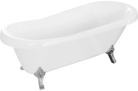 Mexen Retro wanna wolnostojąca 170 x 75 cm, biała, nogi chrom - 53251707500-00