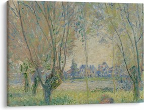 Obraz - Claude Monet, Woman Seated under the Willows, reprodukcje (70x50 cm)