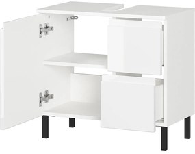 Biała szafka pod umywalkę 60x56 cm Salinas – Germania