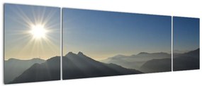 Obraz - Nad szczytami gór (170x50 cm)
