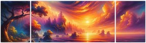 Obraz - Magiczny świat (170x50 cm)