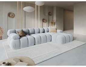 Jasnoniebieska aksamitna sofa 285 cm Bellis – Micadoni Home