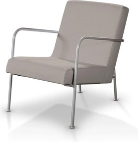 Pokrowiec na fotel Ikea PS kolor beżowy tkanina welwetowa