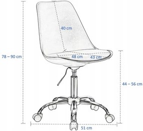 Fotel Obrotowy Czarny Na Kółkach Do Biurka F5-R89