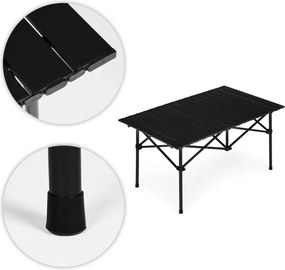 Składany stolik turystyczny Trevio 0951, 95x55,5 cm, czarny