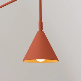 Kinkiet NOX ochra czerwona SOLLUX  LIGHTING