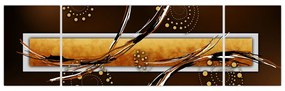Obraz abstrakcji - Motyle (170x50 cm)