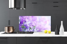 Szkło do Kuchni na Ścianę Wykwintny Ogród Kwiatowy