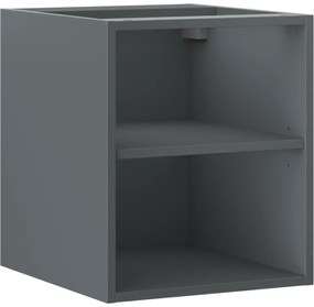 Mexen Box-A szafka otwarta z półką 40 cm, grafit mat - 91AX2-0400-470-0-66