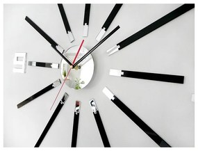 Zegar ścienny naklejany duży nowoczesny akrylowy na ścianę do kuchni salonu