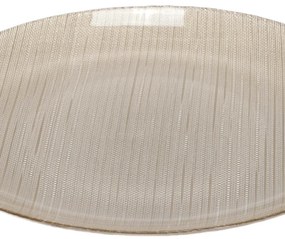 Szklany talerz płaski KARNEOL, Ø 32 cm