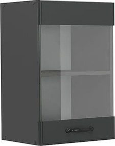 Szklana szafka kuchenna antracytowy domek wiejski 40x31x60 r-line