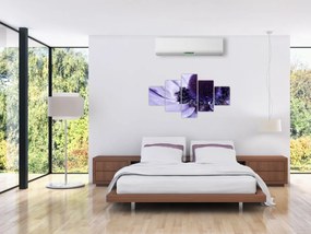 Obraz - Fioletowy kwiat (125x70 cm)