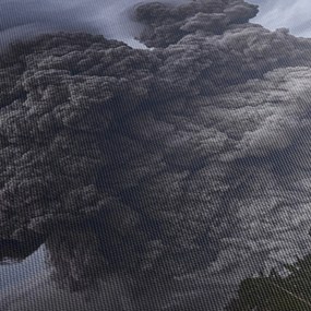 Obraz - Erupcja wulkanu (125x70 cm)