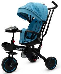 Baby Mix Rowerek trójkołowy dla dzieci Peony EVA, niebieski
