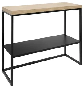 Szafka pod umywalkę nablatową LISA 95 cm czarny/dąb BALTICA DESIGN