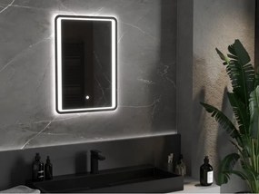 Mexen Zusa lustro łazienkowe podświetlane 50 x 70 cm, LED 6000K, antypara - 9808-050-070-611-00