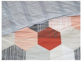 Szara pościel jednoosobowa z kory 140x200 cm Honey Comb – B.E.S.