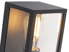 Zewnetrzna Przemysłowy Kinkiet / Lampa scienna czarny 38 cm 2-punktowy IP44 - CharloisDesignerski Oswietlenie zewnetrzne