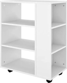 Biała szafka na kółkach do biura G5-H03