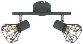 Podwójna nowoczesna lampa sufitowa - K523-Peppe
