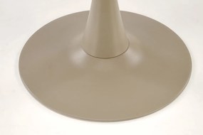 Stół okrągły TOLIO 90x90 beżowy/kaszmirowy HALMAR