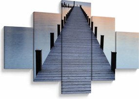 Obraz - Molo nad jeziorem Starnberger, Bavaria, Germany (125x70 cm)