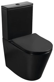 Sapho - WC kompakt PACO ceramika/czarny
