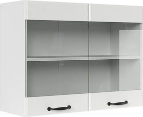 Szklana szafka kuchenna biały domek wiejski 80x31x60 r-line