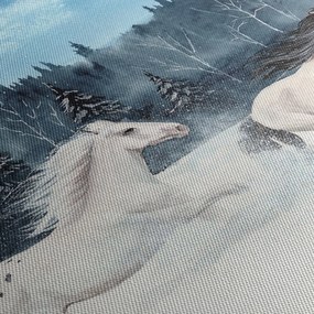 Obraz malowanych koni (70x50 cm)