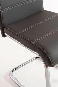 Zestaw 4 Krzese Hallen Ekoskóra