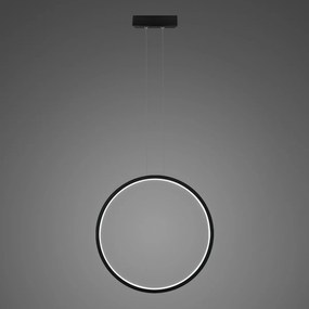 Pojedyncza lampa wisząca Ledowe Okręgi No.1 X In 60 cm 32W czarna