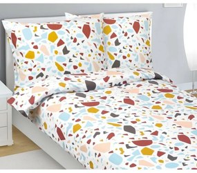 Bellatex Pościel flanelowa Mozaika, 140 x 220 cm, 70 x 90 cm