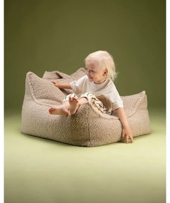 Jasnobrązowy dziecięcy worek do siedzenia z materiału bouclé Chair – Wigiwama