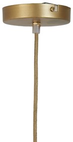 Lampa wisząca w kolorze brązu z metalowym kloszem ø 38 cm Nina – Light &amp; Living