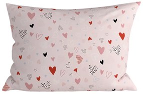 Zestaw 2 sztuk dekoracyjnych poszewek na poduszkę LOVITA 40x60 cm, różowe