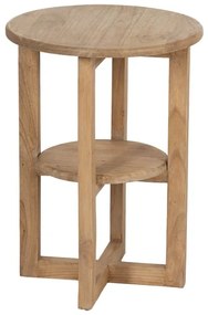 Okrągły stolik z litego drewna mindi ø 40 cm Dala – Ixia