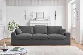 Ciemnoszara sofa 250 cm Belair – Bobochic Paris