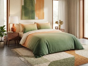 PrzytulneMieszkanie.pl PrzytulneMieszkanie.pl Pościel z mikrofibry VEROLA zielona Rozmiar pościeli: 2 szt 70 x 80 cm | 160 x 200 cm