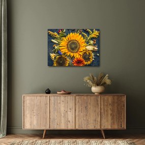 Obraz - Jesienne kwiaty (70x50 cm)