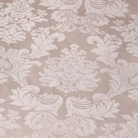 Beżowa adamaszkowa pościel dwuosobowa 200x200 cm Damask Jacquard – Catherine Lansfield