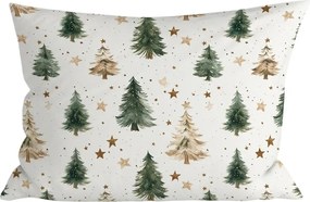 Bawełniana poszewka na poduszkę CHRISTMAS FOREST 50x70 cm, kolorowa