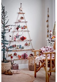Drewniane figurki świąteczne zestaw 2 szt. (wysokość 38 cm) Darren – Bloomingville