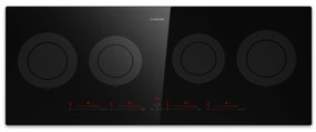 Klarstein Masterzone Slim 90cm Płyta Indukcyjna 4 Strefy Gotowania Czarny