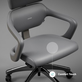 Fotel prezesa Diablo V-Modular, Shadow Grey