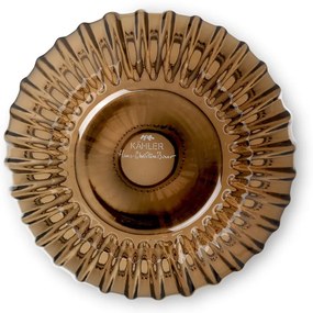 Brązowy szklany wazon Kähler Design Hammershøi, wys. 14 cm