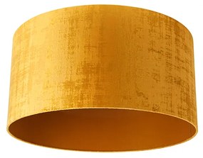 Abażur welurowy złoty 50/50/25