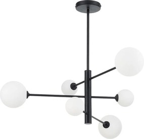 Żyrandol na pręcie DORADO 6xG9/40W/230V czarny